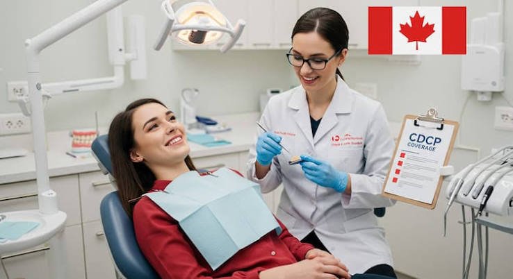 A professional feature image showcasing seven official CDCP resources for Canadian dental clinics, including program guidelines, fee guides, eligibility information, claim submission resources, provider tools, policies, updates and Government of Canada CDCP information.