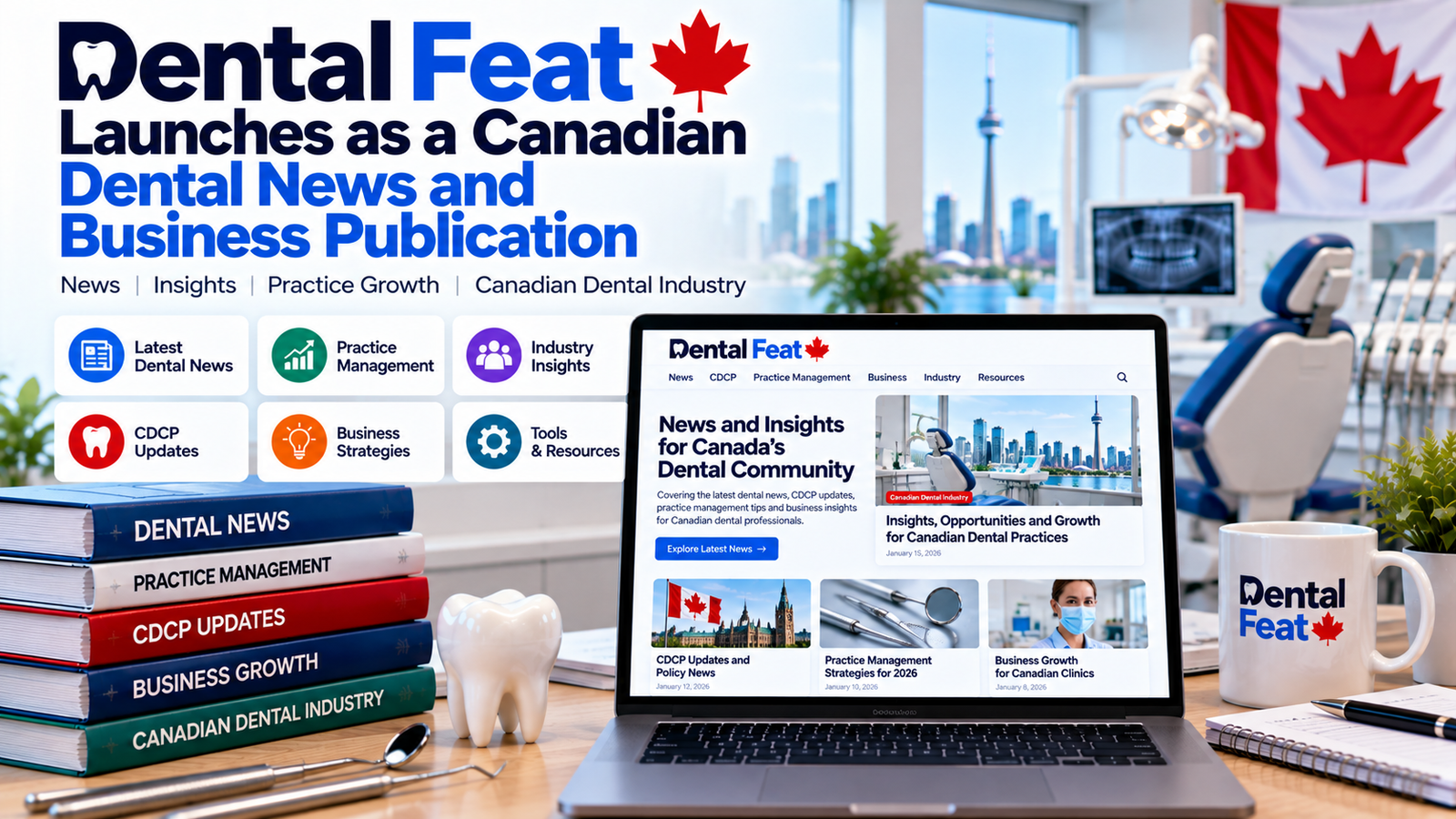 Dental Feat launches as a Canadian dental news and business publication